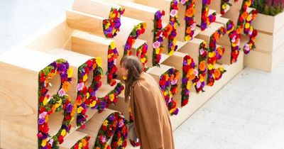 Why a giant floral display is appearing at Leeds Station this week