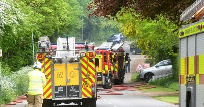Neighbours thought there was a bonfire before fire smoke engulfed Radcliffe-on-Trent house