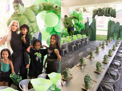Kim Kardashian celebrates son Psalm's birthday with Hulk-themed party