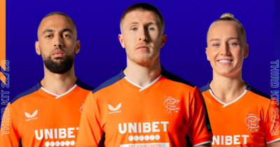 Rangers launch new orange third kit as fan favourite gets twist with navy addition