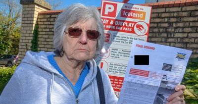 Woman 'blackmailed' into paying £170 parking fine after Iceland mixup