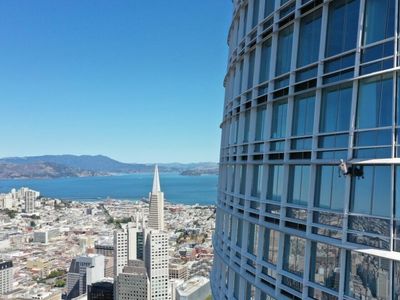 An anti-abortion activist scales skyscrapers to spread his message