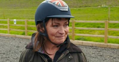 Lorraine Kelly fights back tears as she overcomes fear after near death experience