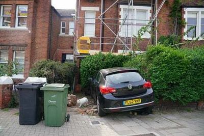 Car crashes into garden of £1.2m London townhouse owned by Boris Johnson