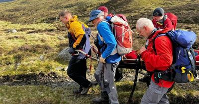 Tayside Mountain Rescue Team use new kit to save stricken hillwalker