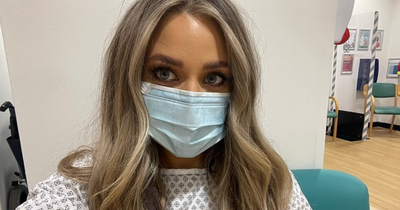 Former Hollyoaks actress Abi Phillips, 28, told she had a 'cold' diagnosed with cancer