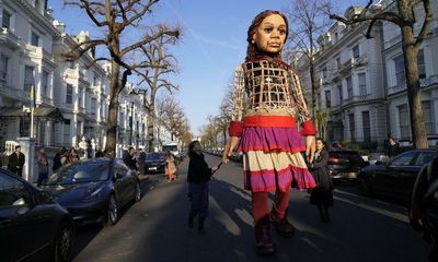 Giant puppet Little Amal to meet Ukrainian refugee children in Poland