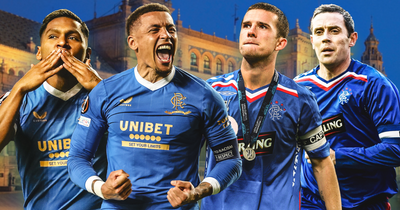 The combined Rangers Europa League Final XI as 2008 and 2022 heroes compared