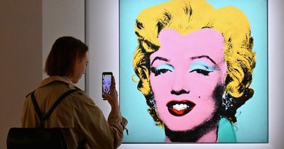 Andy Warhol's Shot Sage Blue Marilyn has sold at auction for £158m