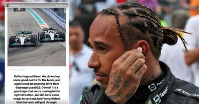 Lewis Hamilton upbeat Mercedes are 'moving in right direction' despite more woes in Miami