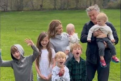 Alec Baldwin and pregnant wife Hilaria’s sweet gender reveal of their seventh child