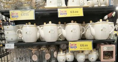 Home Bargains shoppers all say the same thing about new bee print homeware collection