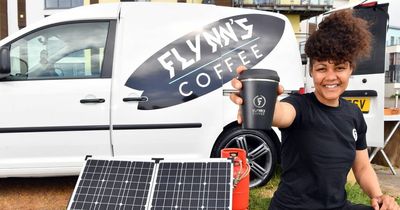 The Swansea chef powering her mobile barista bar with solar energy after watching YouTube videos