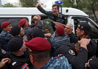 Armenian police detain 61 at opposition protests - reports