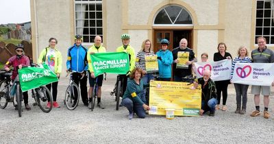 International link to Ian Baird's cycle challenge
