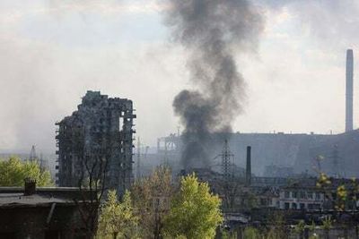 Around 100 civilians ‘remain trapped in Azovstal steel plant’ in Mariupol