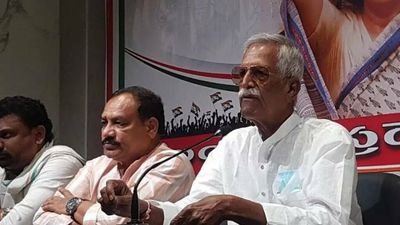 Telangana: Congress accuses TRS govt of snatching assigned lands of poor