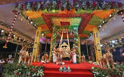 Padmavati Parinayotsavams off to a colorful start at Tirumala temple
