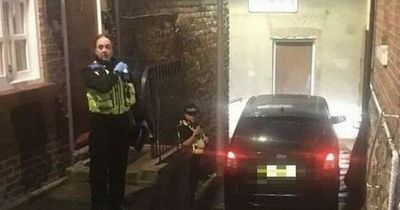 Police attend 'terrible' parking which blocked door to house