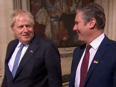 ‘Quiet weekend?’ Boris Johnson tries to taunt Keir Starmer over Beergate