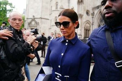 Rebekah Vardy tells ‘Wagatha Christie’ trial: ‘I suffered palpitations after being accused of leaking stories about Coleen Rooney’