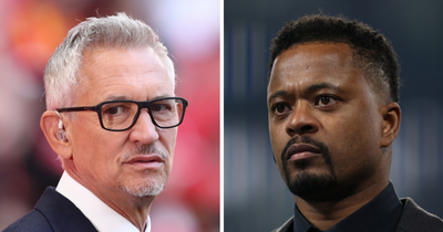 Gary Lineker hits back at Manchester United favourite Patrice Evra over Pep Guardiola comments