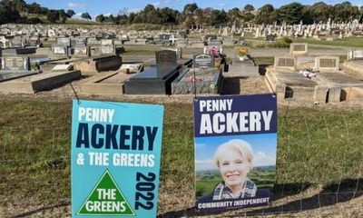 Election signs falsely linking independents to Greens may breach voter deception laws, AEC says