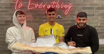 Glasgow kebab shop makes 'UK's biggest doner wrap' and people are calling it the 'dream'