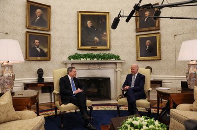 Italy's Draghi says he and Biden will discuss energy, food security