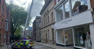Nottinghamshire police statement after street cordoned off in city centre