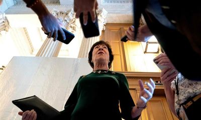 Susan Collins calls the cops over polite abortion message chalked outside home