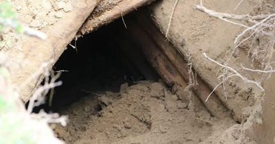 Family amazed by discovery of hidden war bunker under their home while digging garden