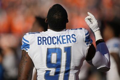 Michael Brockers stands alone as the greybeard on the Lions roster