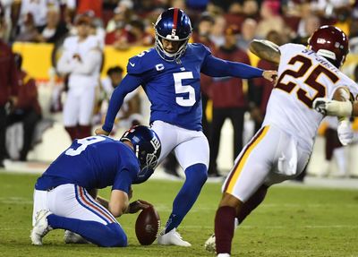 Giants Graham Gano with incredible gesture after ‘selling’ No. 5 to Kayvon Thibodeaux