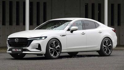 Mazda6 Unofficial Rendering Imagines RWD Sedan With CX-60 Design Cues