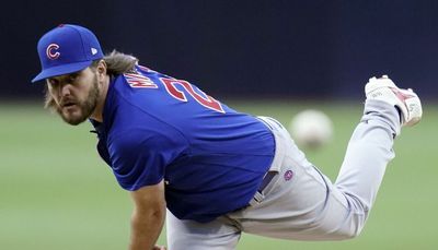 Shaking off the rust: Wade Miley’s 2022 debut plagued by walks in Cubs’ loss to Padres