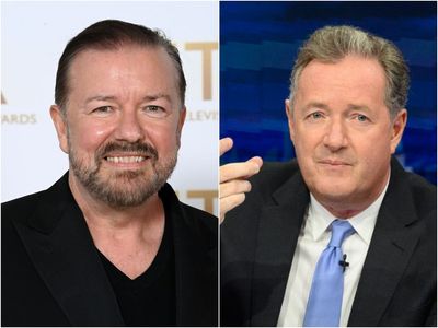 ‘I’ve lost all respect for them’: Ricky Gervais makes dig at Piers Morgan over Taliban interview