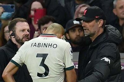 Fabinho injury: Jurgen Klopp unsure if Liverpool star will be fit for FA Cup final after Aston Villa blow