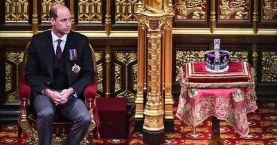 Prince William cuts a 'sad and regretful' figure at State Opening of Parliament
