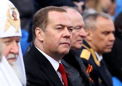 Russia's Medvedev, Volodin lash out at U.S. aid to Ukraine
