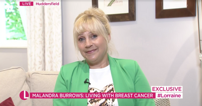 Malandra Burrows reckons her border terrier dog helped spot breast cancer