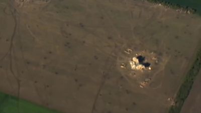 VIDEO: Welcome To Hell: Ukrainian Forces Pound Russian Artillery Positions In Open Field