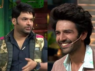 Kapil Sharma asks Kartik Aaryan his wedding plans as his football buddies Abhishek Bachchan and Ranbir Kapoor are married; watch his hilarious reaction