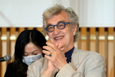 Wenders making a film about fancy public restrooms in Japan