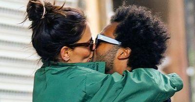 Loved-up Katie Holmes shares sizzling kiss with new boyfriend Bobby Wooten