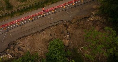 North Wales commuter road to finally get repaired after storm damage