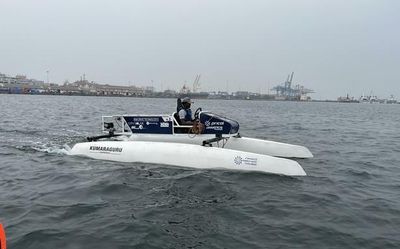 Tamil Nadu students’ solar-powered boat, YALI, is the first Indian entry at the Monaco Energy Boat Challenge