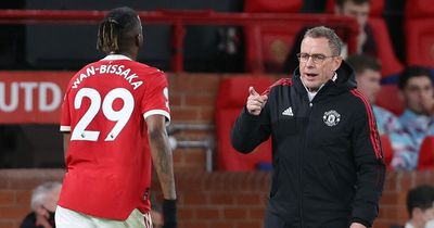 Ralf Rangnick accused of making Aaron Wan-Bissaka "scapegoat" at Man Utd