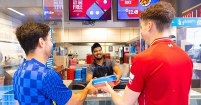 Domino's giving away free pizza to football fans who arrive with a rival