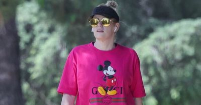 Rebel Wilson wears £400 Mickey Mouse Gucci T-shirt to work out in LA